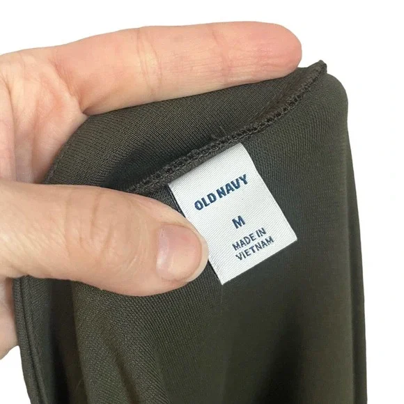 Old Navy Ponte Knit Utility Dress Long Sleeve Button Down - Picture 5 of 5